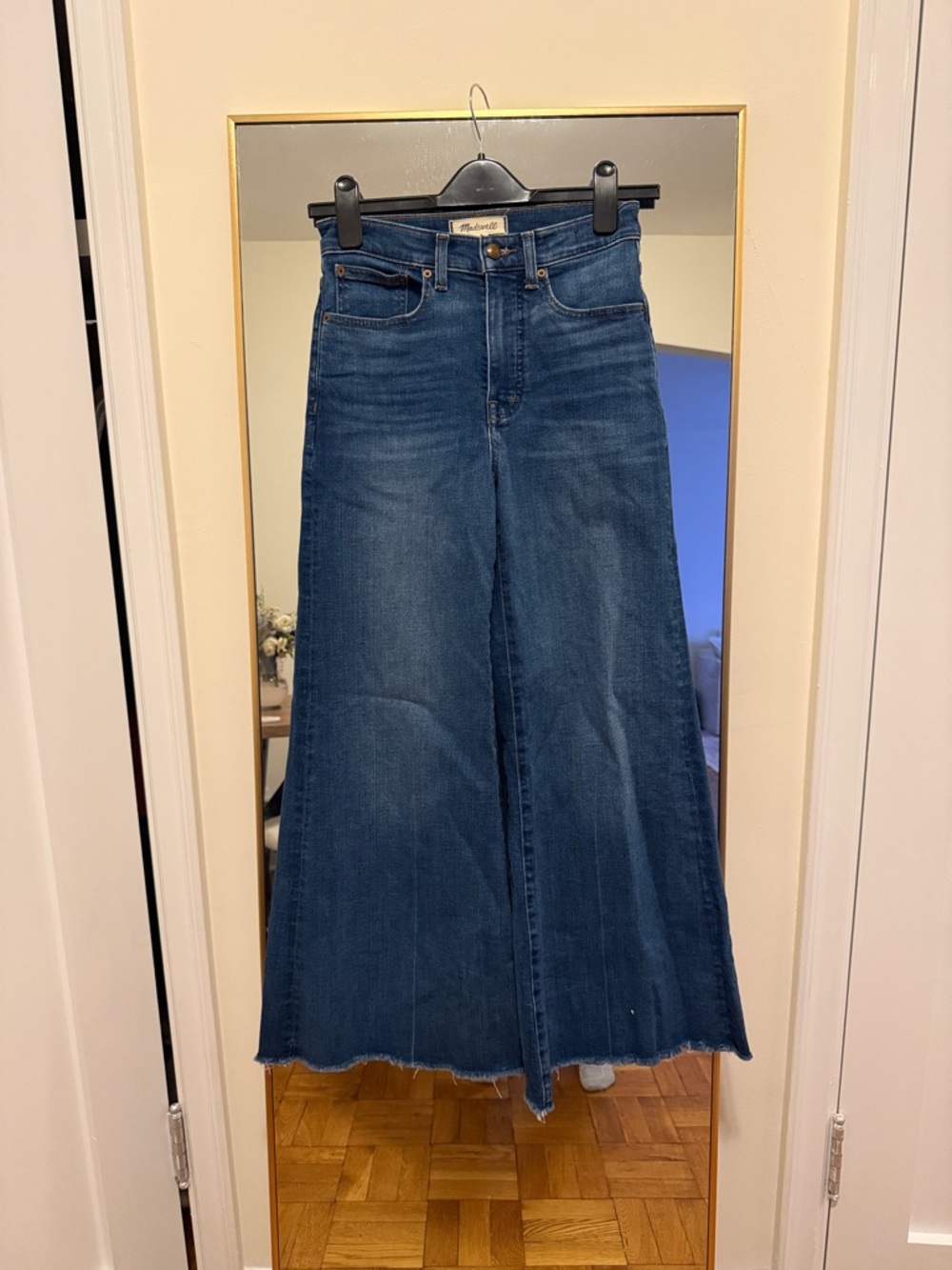 High-Waist flared wide leg Jean